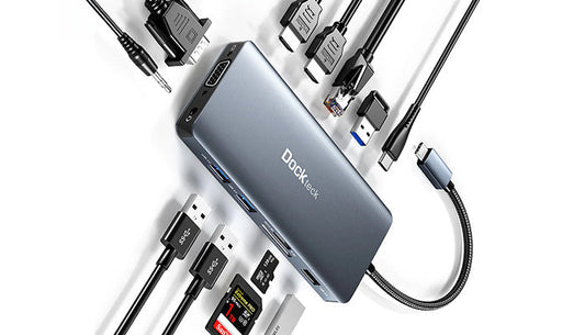 Dockteck 12-in-1 USB-C Hub Adapter with 2 HDMI 4K Review: A Reliable USB-C Hub Adapter for MacBook, Dell, and More