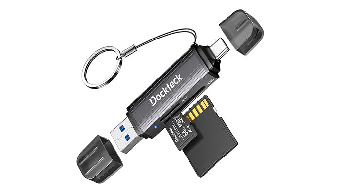 SD Card Reader, Dockteck USB 3.0 A/M&C/M to TF/SD3.0 2-in-1 Card Reader, High Speed Memory Stick Reader Multity Slot OTG Reader for UHS-I SD/Micro SD/SDHC/SDXC/MMC SD Card Reader, Dockteck USB 3.0 A/M&C/M to TF/SD3.0 2-in-1 Card Reader, High Speed Memory Stick Reader Multity Slot OTG Reader for UHS-I SD/Micro SD/SDHC/SDXC/MMC