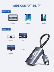 Dockteck USB C to HDMI Adapter 8K@60Hz - Dockteck