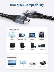 Dockteck 8K HDMI cable - The gamer's secret weapon for lightning response times