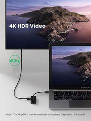 Dockteck 4-in-1 USB-C hub for seamless productivity - Supports 4K HDMI and Gigabit Ethernet