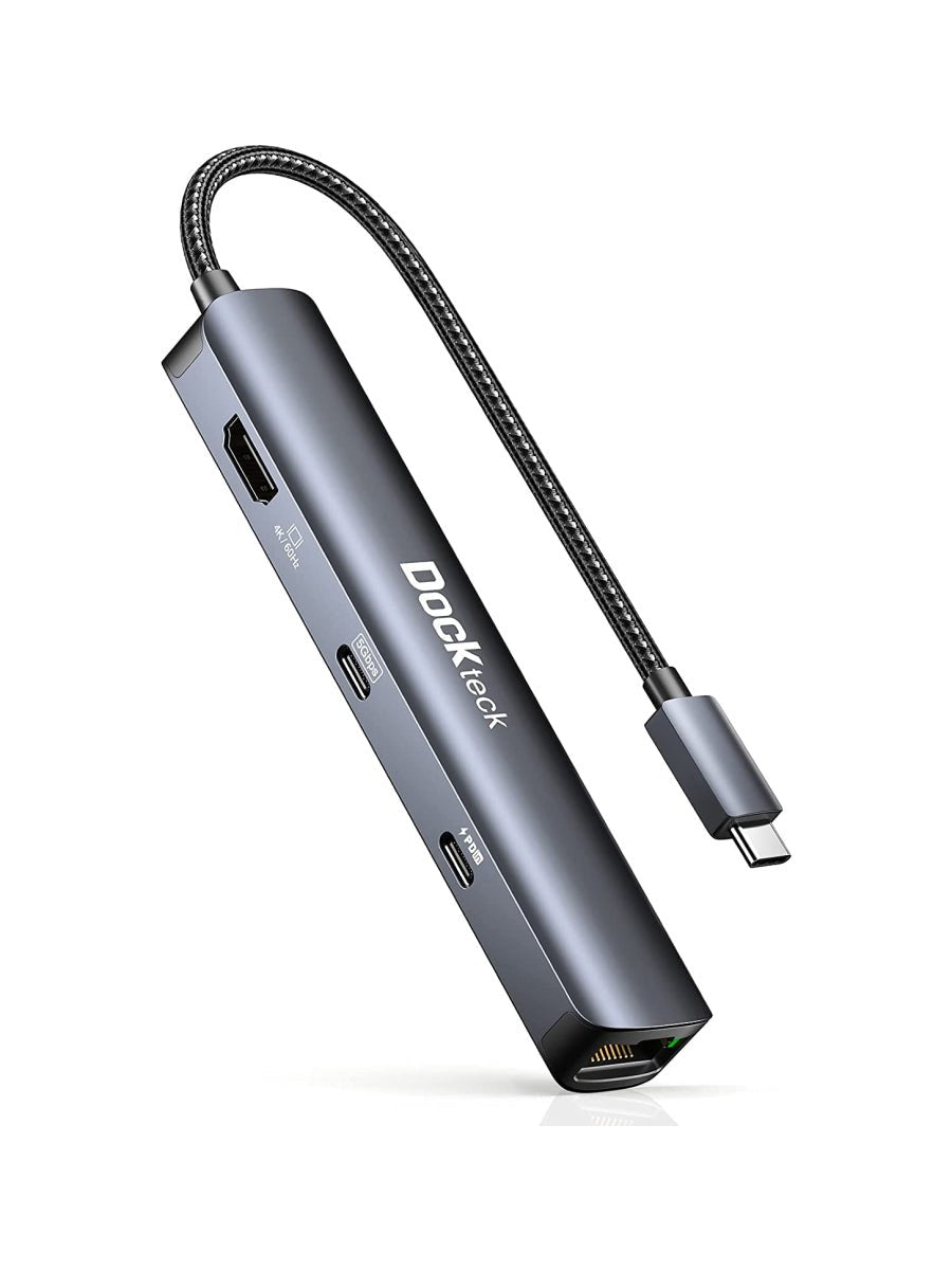 Hub USB C 7-in-1 Novoo - HDMI 4K@60Hz, Ethernet Gigabit, PD 100W, Porte USB, Per MacBook E PC - Foto 6