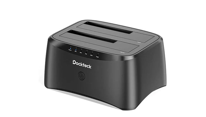 USB 3.0 to SATA Dual Bay External Hard Drive Enclosure: Streamline Your Storage with Offline Clone Hard Drive Dock