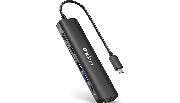 Why the Dockteck 7-in-1 USB C PD Ethernet Hub Is My Go-To for Work and Travel