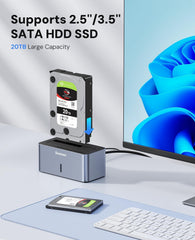 Dockteck USB 3.0 to SATA External Hard Drive Docking Station - Dockteck