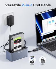 Dockteck USB 3.0 to SATA External Hard Drive Docking Station - Dockteck