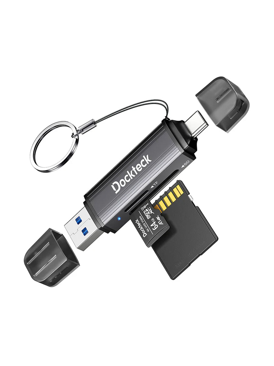 Dockteck 2 in 1 USB 3.0 Card Reader