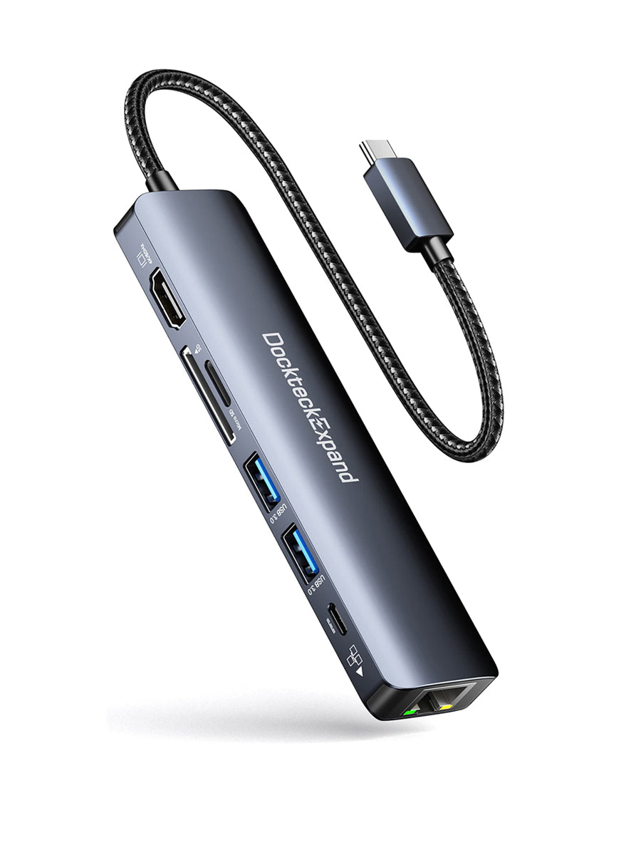 Dockteck 7-in-1 Multiport Adapter USB C Hub Etherne - Dockteck