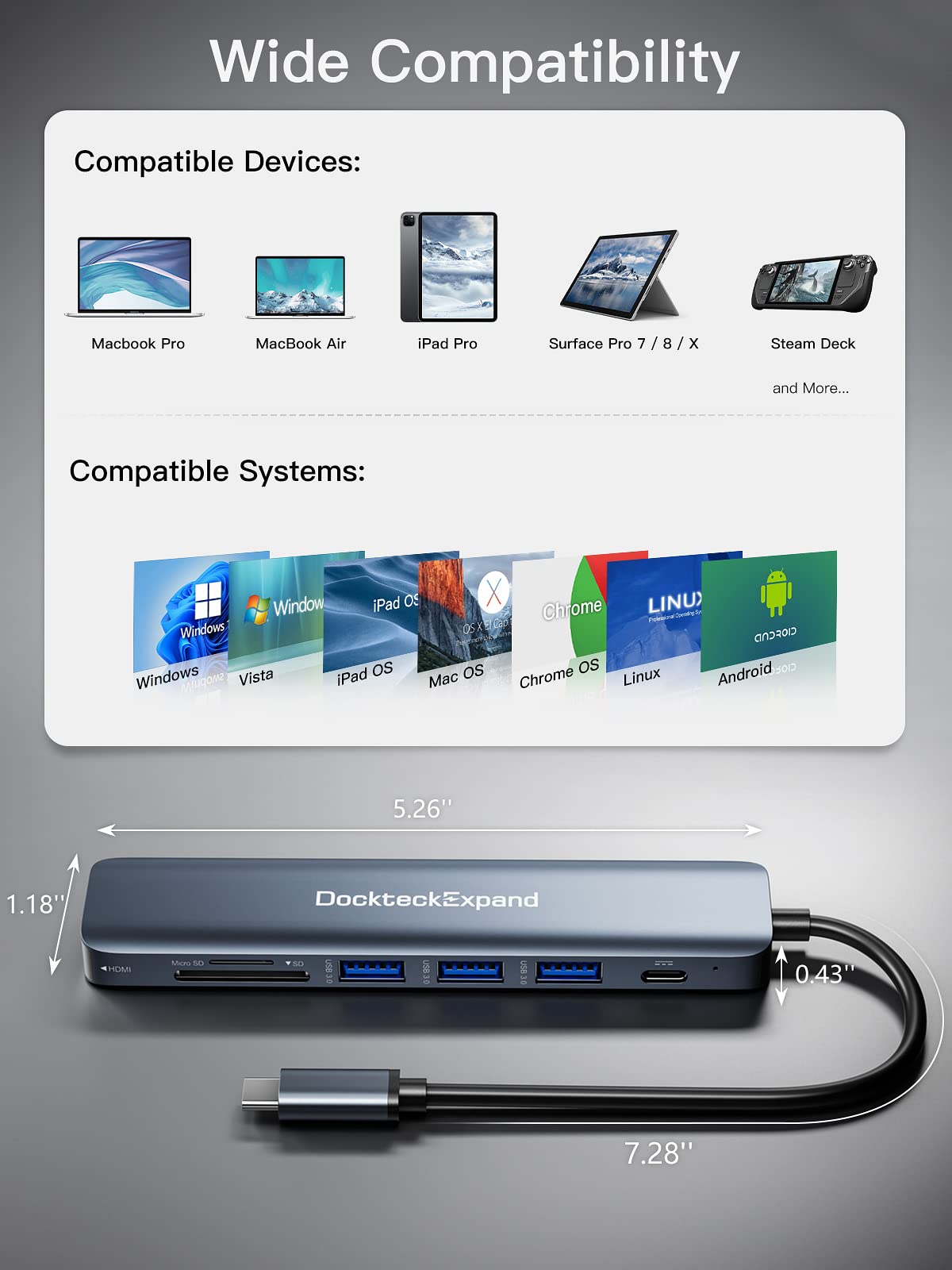  7 in 1 USB-C Multiport Adapter