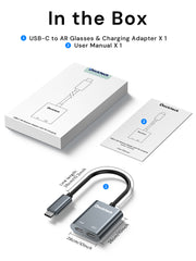 Dockteck 100W USB-C to AR Glasses Charging Hub for Xreal VITURE RayNeo - Dockteck
