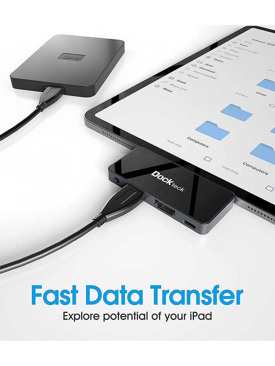 Dockteck 4 in 1 iPad Pro USB-C Hub