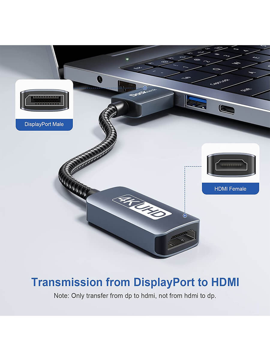 DisplayPort 1.4 to HDMI Active Adapter – Dockteck
