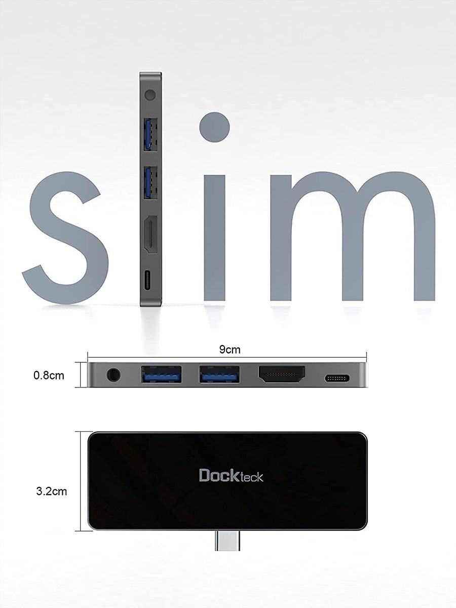 Adaptateur iPad Pro USB C Hub, Dockteck 5 en 1 Maroc