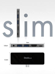 Dockteck 5 in 1 iPad Pro USB C Hub Adapter