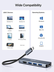 Dockteck USB Hub with 8K 30Hz/4K 120Hz/4K 60Hz HDMI - Dockteck