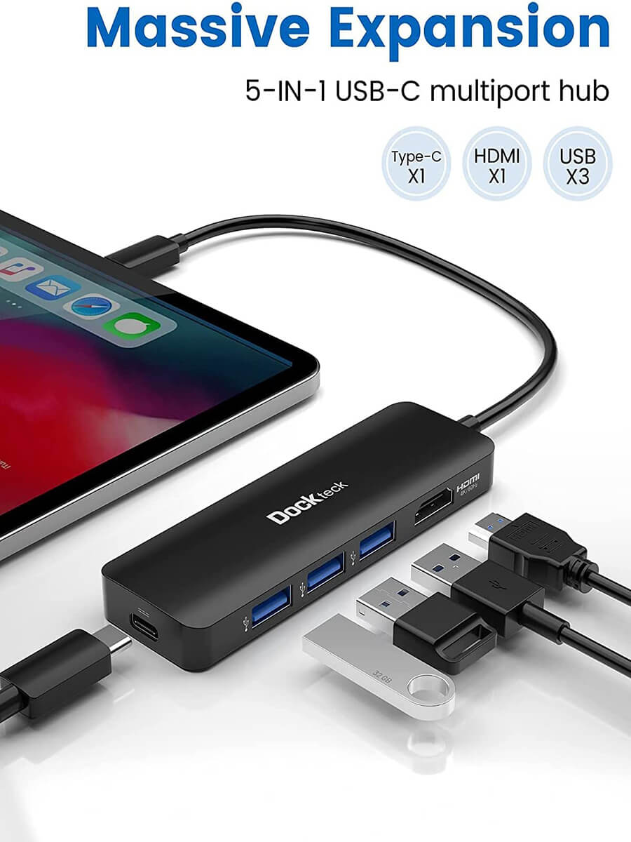 Connectique informatique It Works ADAPTATEUR MULTIPORT USB C