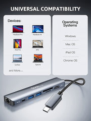 Dockteck USB C Hub Multiport Adapter