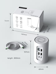 Dockteckexpand 10-in-1 USB-C Docking Station - Dockteck