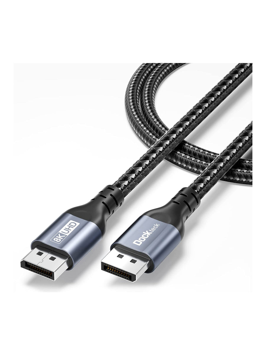 8K DisplayPort Cable 1.4, Dockteck